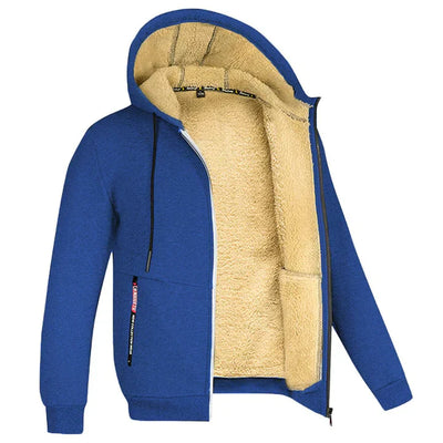 TOMMY - Sweat à capuche zippé en polaire